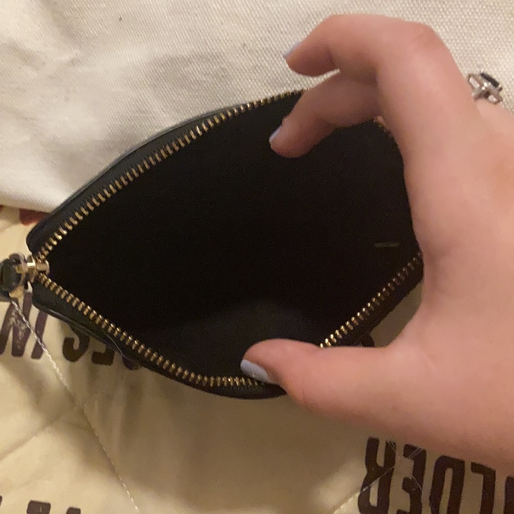Coach black leather wrist wallet - Picture 3 of 8